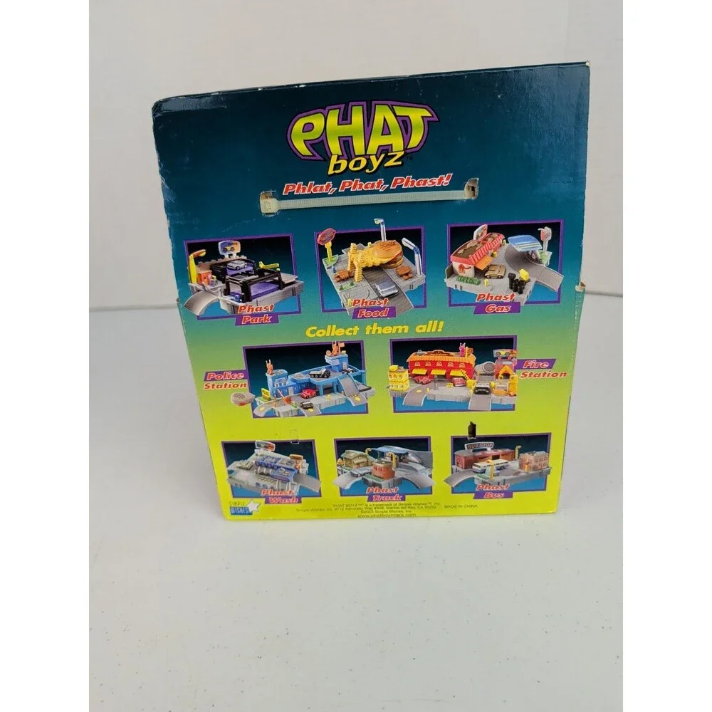 Vintage 2003 Phat Boyz RARE Red Carrying Case Holds 9 Diecast Cars Toys